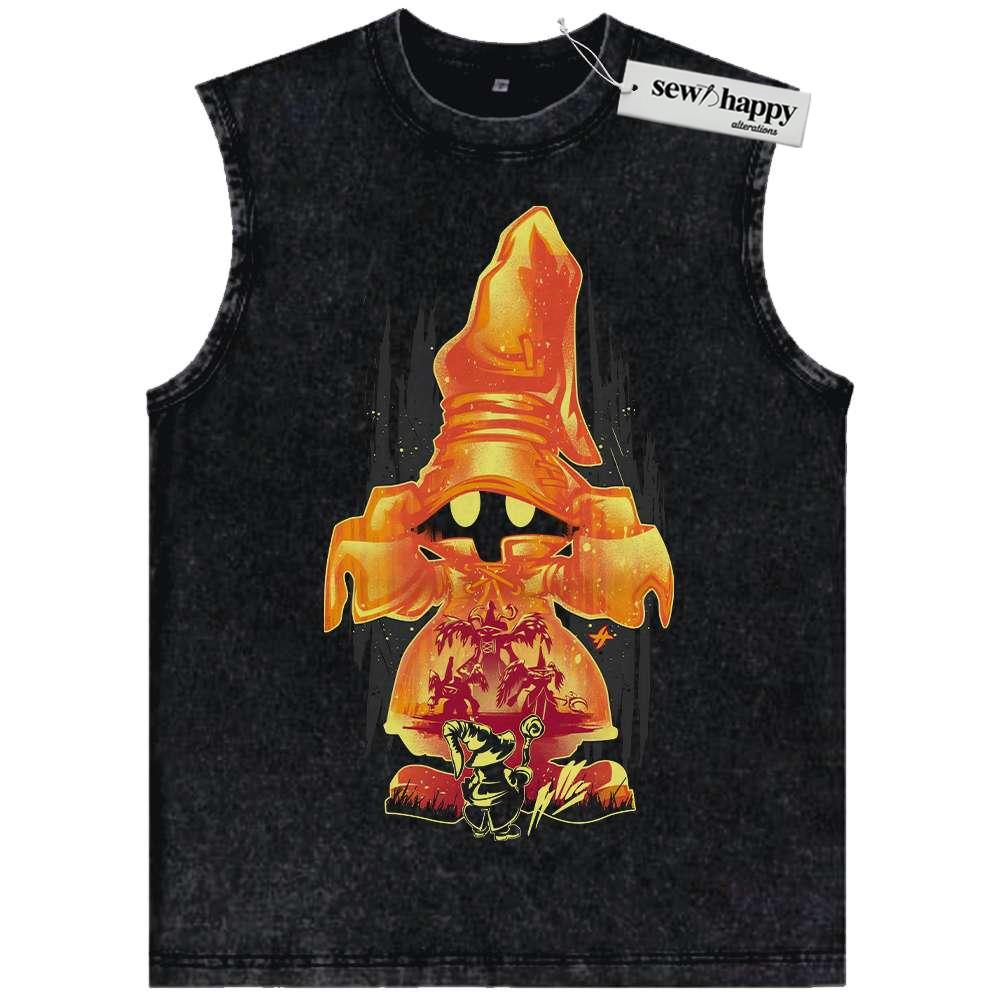 Wash Tank Top Vivi Ornitier Tank Top, Final Fantasy Tank Top, Game Tank Top, Vintage Tank Top