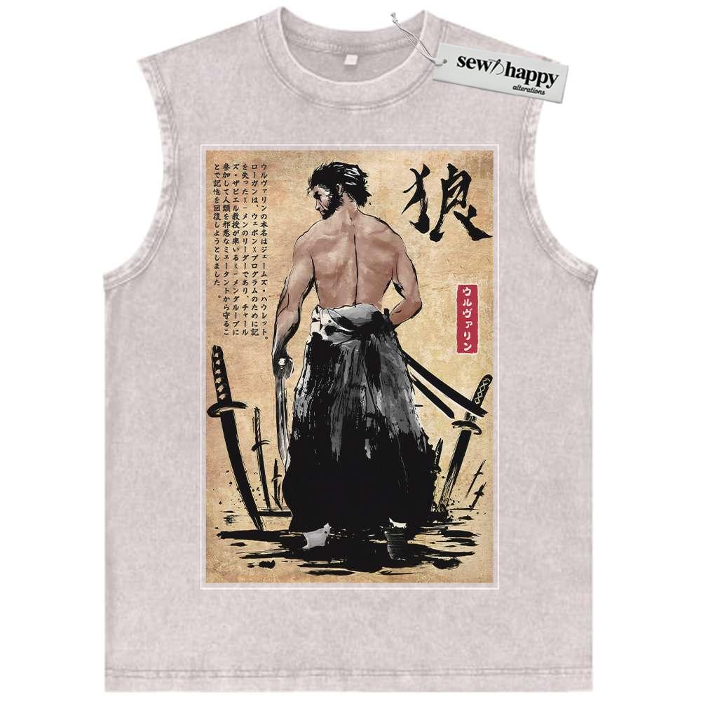 Wash Tank Top Wolverine Tank Top, X-Men Tank Top, Marvel Comics Tank Top, Vintage Tank Top