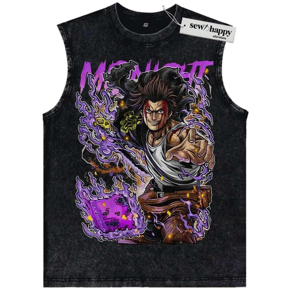 Wash Tank Top Yami Sukehiro Tank Top, Black Clover Tank Top, Anime Tank Top, Vintage Tank Top