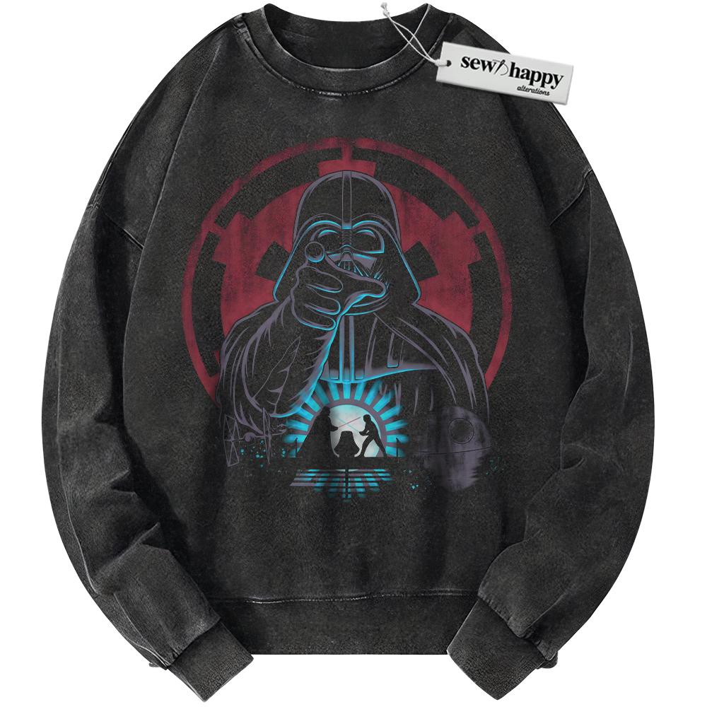Wash Sweatshirt Anakin Skywalker Sweatshirt, Darth Vader Sweatshirt, Star Wars Sweatshirt, Movie Sweatshirt, Vintage Sweater