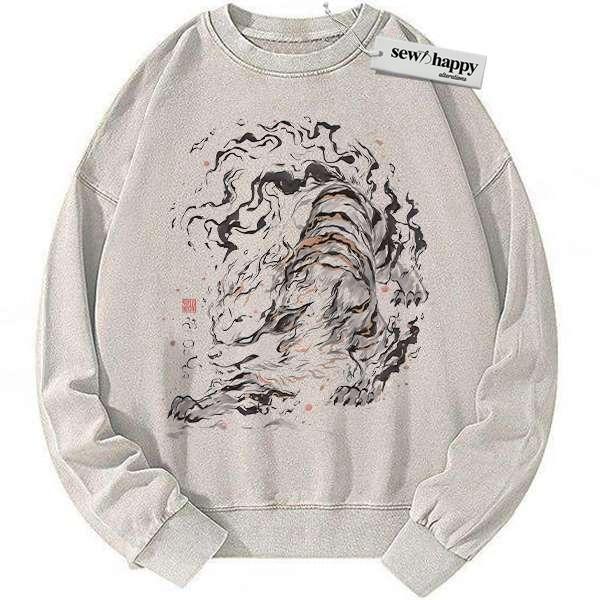 Wash Sweatshirt Arcanine Sweatshirt, Pokemon Sweatshirt, Anime Sweatshirt, Vintage Sweater