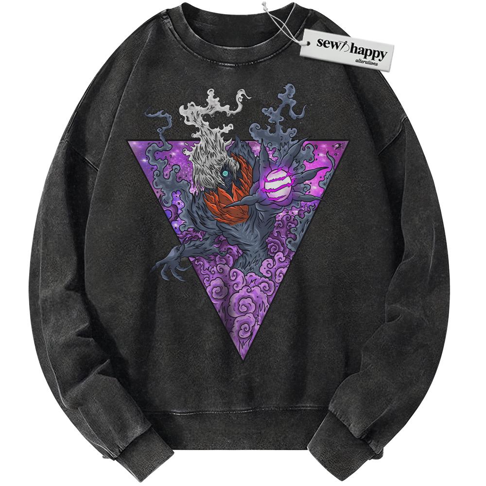 Wash Sweatshirt Darkrai Sweatshirt, Pokemon Sweatshirt, PKM Sweatshirt, Anime Sweatshirt, Anime Sweatshirt, Vintage Sweater