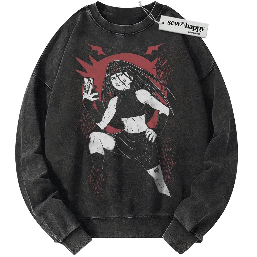 Wash Sweatshirt Envy Sweatshirt, Fullmetal Alchemist Sweatshirt, Anime Sweatshirt, Vintage Sweater