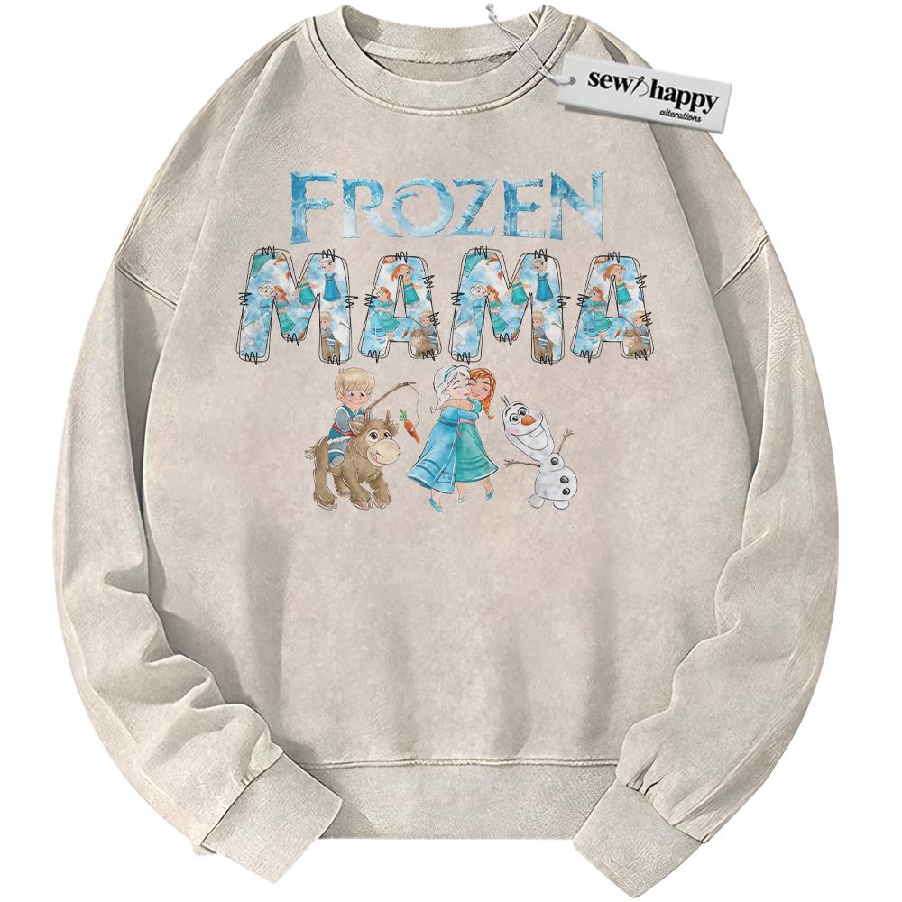 Wash Sweatshirt Frozen Sweatshirt, Mother's Day Sweatshirt, Animated Sweatshirt, Vintage Sweater