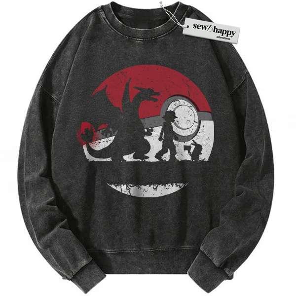 Wash Sweatshirt Hukuna Matata Sweatshirt, Pokemon Sweatshirt, Anime Sweatshirt, Vintage Sweater