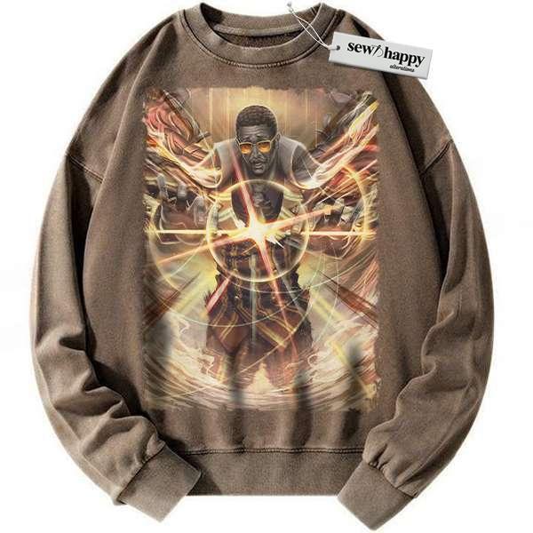 Wash Sweatshirt Kizaru Sweatshirt, Borsalino Sweatshirt, One Piece Sweatshirt, Anime Sweatshirt, Vintage Sweater