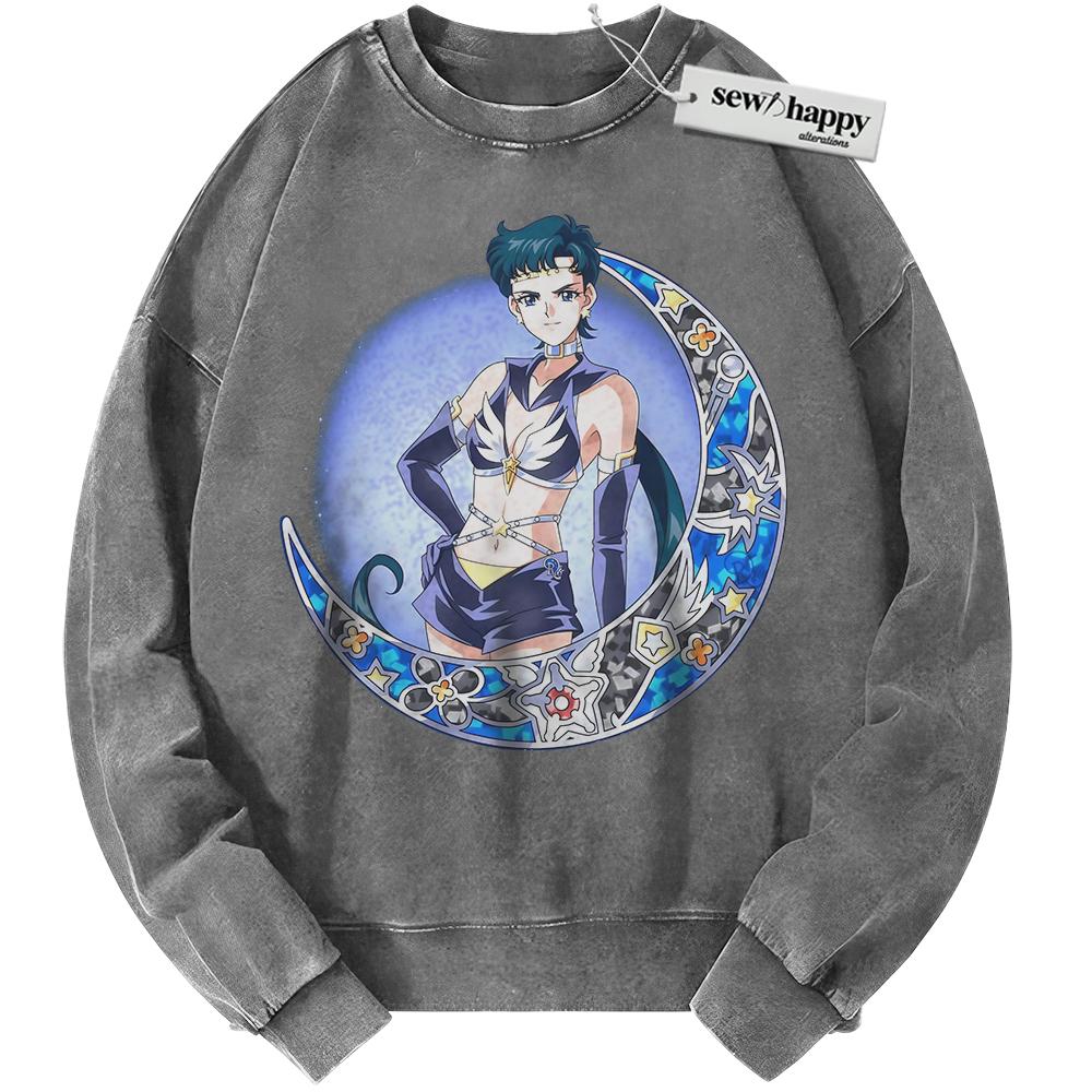 Wash Sweatshirt Kou Seiya Sweatshirt, Sailor Star Fighter Sweatshirt, Sailor Moon Sweatshirt, Anime Sweatshirt, Vintage Sweater