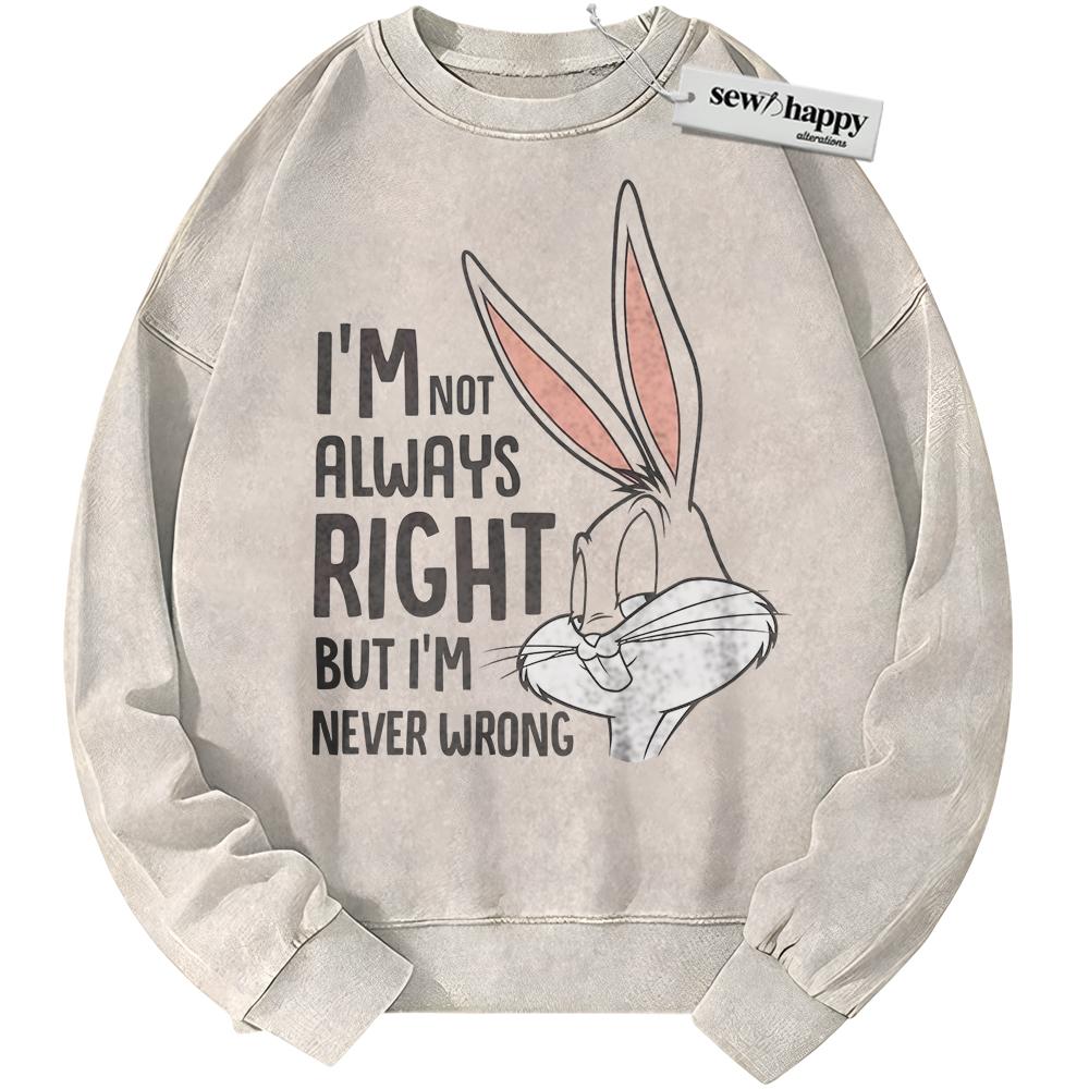 Wash Sweatshirt Looney Tunes Sweatshirt, Animated Sweatshirt, Vintage Sweater