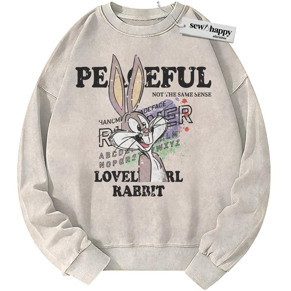 Wash Sweatshirt Looney Tunes Sweatshirt, Animated Sweatshirt, Vintage Sweater