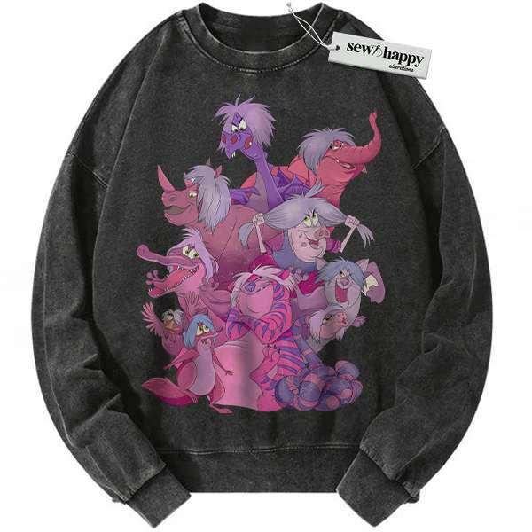 Wash Sweatshirt Madam Mim Sweatshirt, The Sword in the Stone Sweatshirt, Animated Sweatshirt, Vintage Sweatshirt