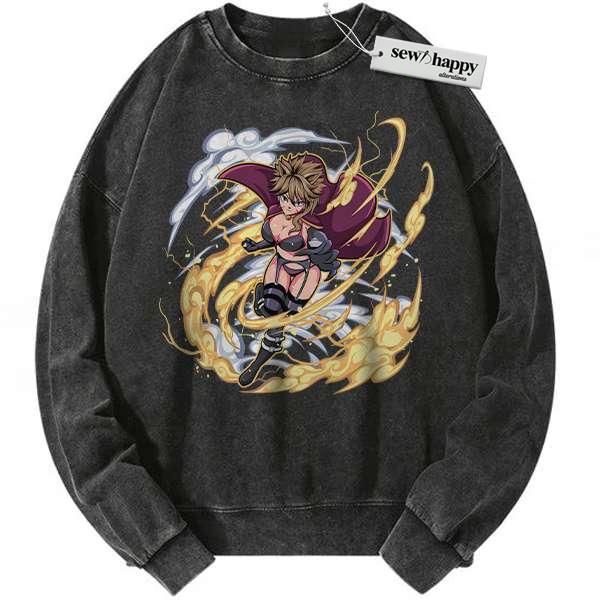 Wash Sweatshirt Millianna Sweatshirt, Fairy Tail Sweatshirt, Anime Sweatshirt, Vintage Sweatshirt