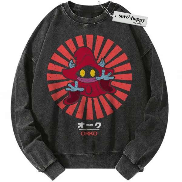 Wash Sweatshirt Orko Sweatshirt, Masters of the Universe Sweatshirt, Animated Sweatshirt, Vintage Sweatshirt