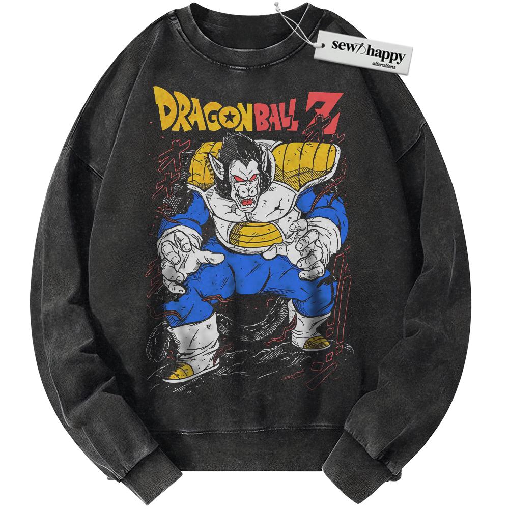 Wash Sweatshirt Ozaru Sweatshirt, Great Ape Sweatshirt, Dragon Ball Sweatshirt, Anime Sweatshirt, Vintage Sweater