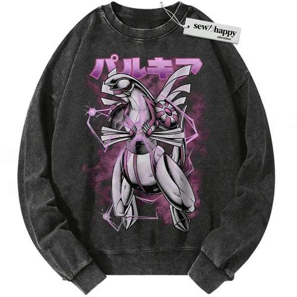 Wash Sweatshirt Palkia Sweatshirt, Pokemon Sweatshirt, Anime Sweatshirt, Vintage Sweater