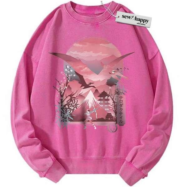 Wash Sweatshirt Pink Ranger Sweatshirt, Power Rangers Sweatshirt, Animated Sweatshirt, Vintage Sweatshirt