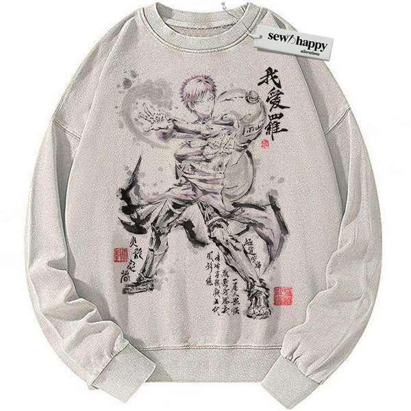 Wash Sweatshirt Raphtalia Sweatshirt, The Rising of The Shield Hero Sweatshirt, Anime Sweatshirt, Vintage Sweater