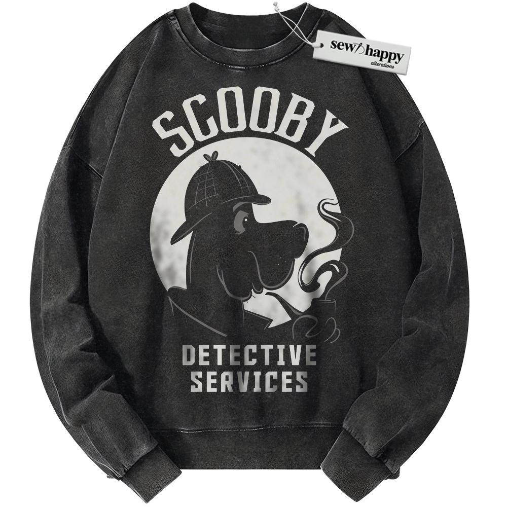 Wash Sweatshirt Scooby-Doo Sweatshirt, Animated Sweatshirt, Vintage Sweater