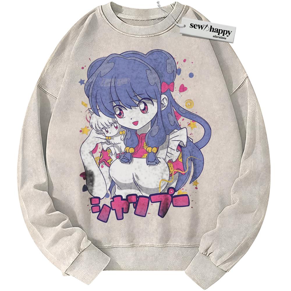 Wash Sweatshirt Shampoo Sweatshirt, Ranma 1/2 Sweatshirt, Anime Sweatshirt, Vintage Sweater