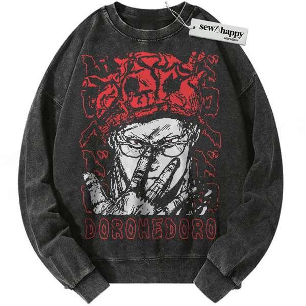 Wash Sweatshirt Shin Sweatshirt, Dorohedoro Sweatshirt, Anime Sweatshirt, Vintage Sweatshirt
