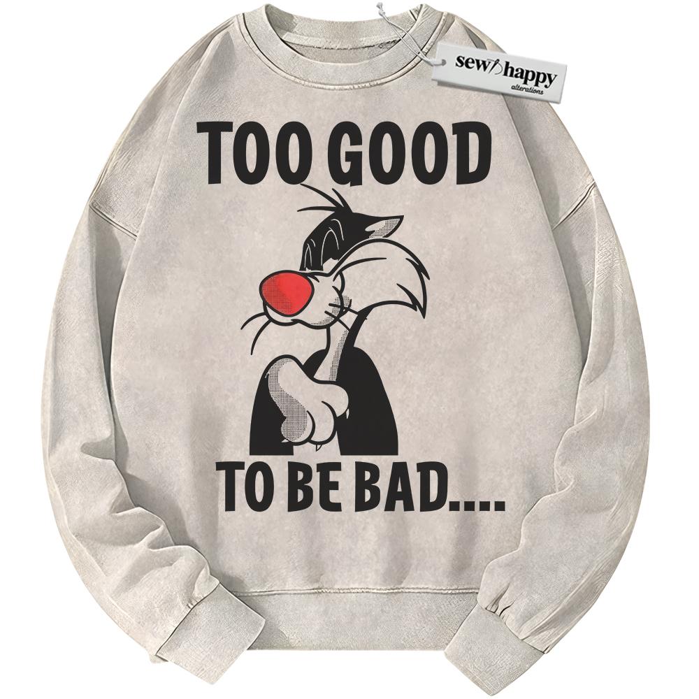 Wash Sweatshirt Sylvester Sweatshirt, Looney Tunes Sweatshirt, Animated Sweatshirt, Vintage Sweater