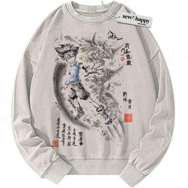 Wash Sweatshirt Taichi Kamiya Sweatshirt, Agumon Sweatshirt, Digimon Adventure Sweatshirt, Anime Sweatshirt, Vintage Sweater