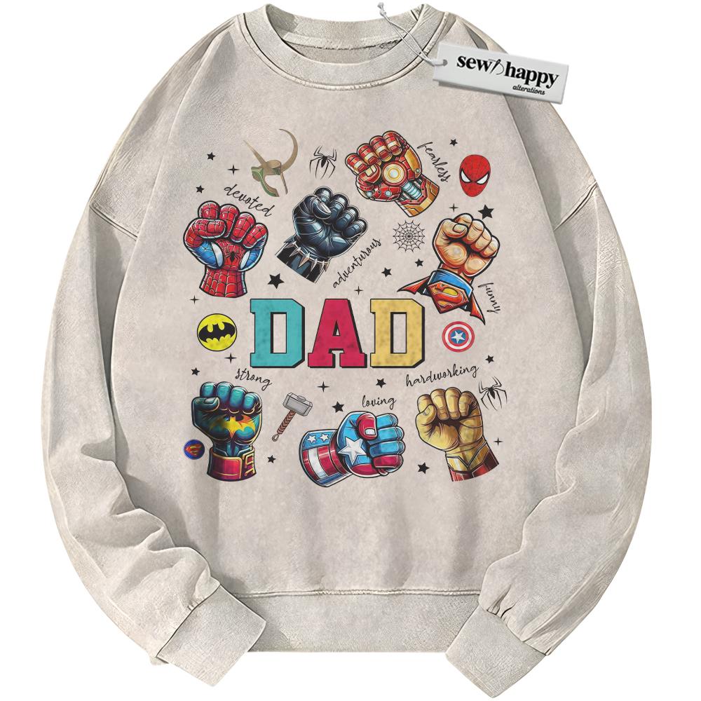 Wash Sweatshirt The Avengers Sweatshirt, Marvel Comics Sweatshirt, Father's Day Sweatshirt, Vintage Sweater