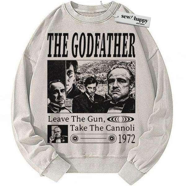 Wash Sweatshirt The Godfather Sweatshirt, Movie Sweatshirt, Vintage Sweater