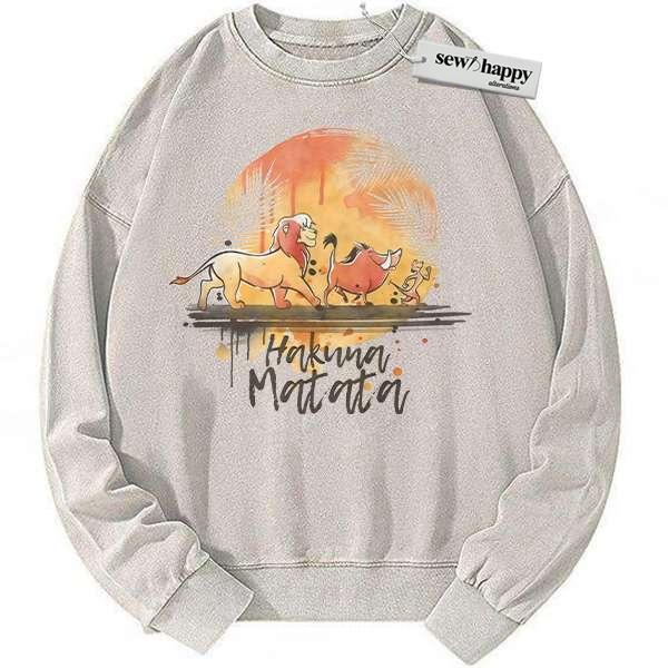 Wash Sweatshirt The Lion King Sweatshirt, Animated Sweatshirt, Vintage Sweater