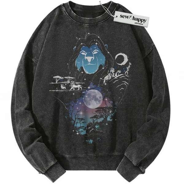 Wash Sweatshirt The Lion King Sweatshirt, Animated Sweatshirt, Vintage Sweatshirt Wash Sweatshirt The Lion King Sweatshirt, Animated Sweatshirt, Vintage Sweatshirt - Image 1