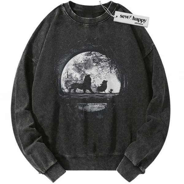 Wash Sweatshirt The Lion King Sweatshirt, Disney Sweatshirt, Animated Sweatshirt, Vintage Sweatshirt