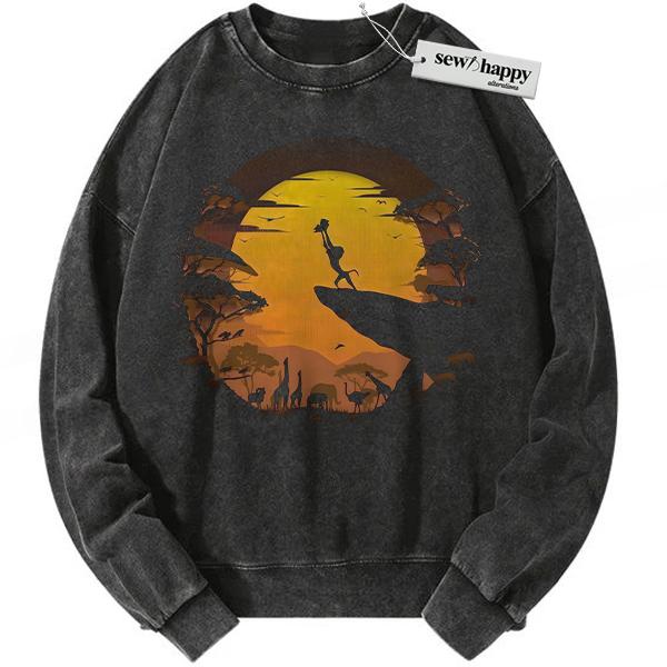 Wash Sweatshirt The Lion King Sweatshirt, Disney Sweatshirt, Animated Sweatshirt, Vintage Sweatshirt Wash Sweatshirt The Lion King Sweatshirt, Disney Sweatshirt, Animated Sweatshirt, Vintage Sweatshirt - Image 1
