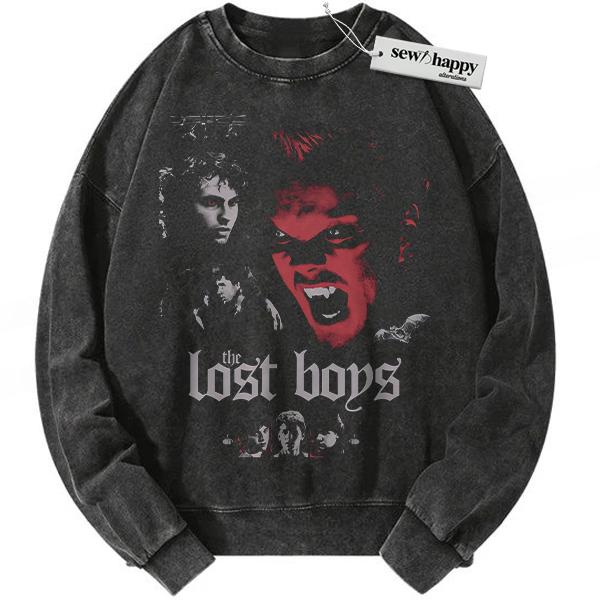Wash Sweatshirt The Lost Boys Sweatshirt, Halloween Sweatshirt, Horror Sweatshirt, Vintage Sweatshirt