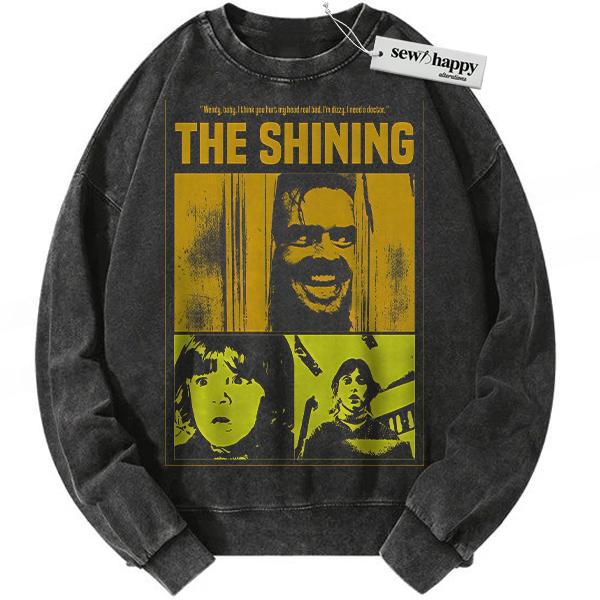 Wash Sweatshirt The Shining Sweatshirt, Halloween Sweatshirt, Horror Sweatshirt, Vintage Sweatshirt