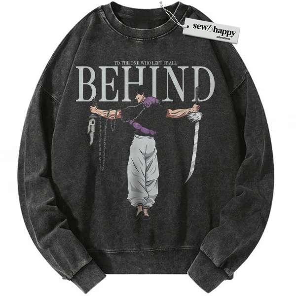 Wash Sweatshirt Toji Fushiguro Sweatshirt, Jujutsu Kaisen Sweatshirt, Anime Sweatshirt, Vintage Sweater Wash Sweatshirt Toji Fushiguro Sweatshirt, Jujutsu Kaisen Sweatshirt, Anime Sweatshirt, Vintage Sweater - Image 1