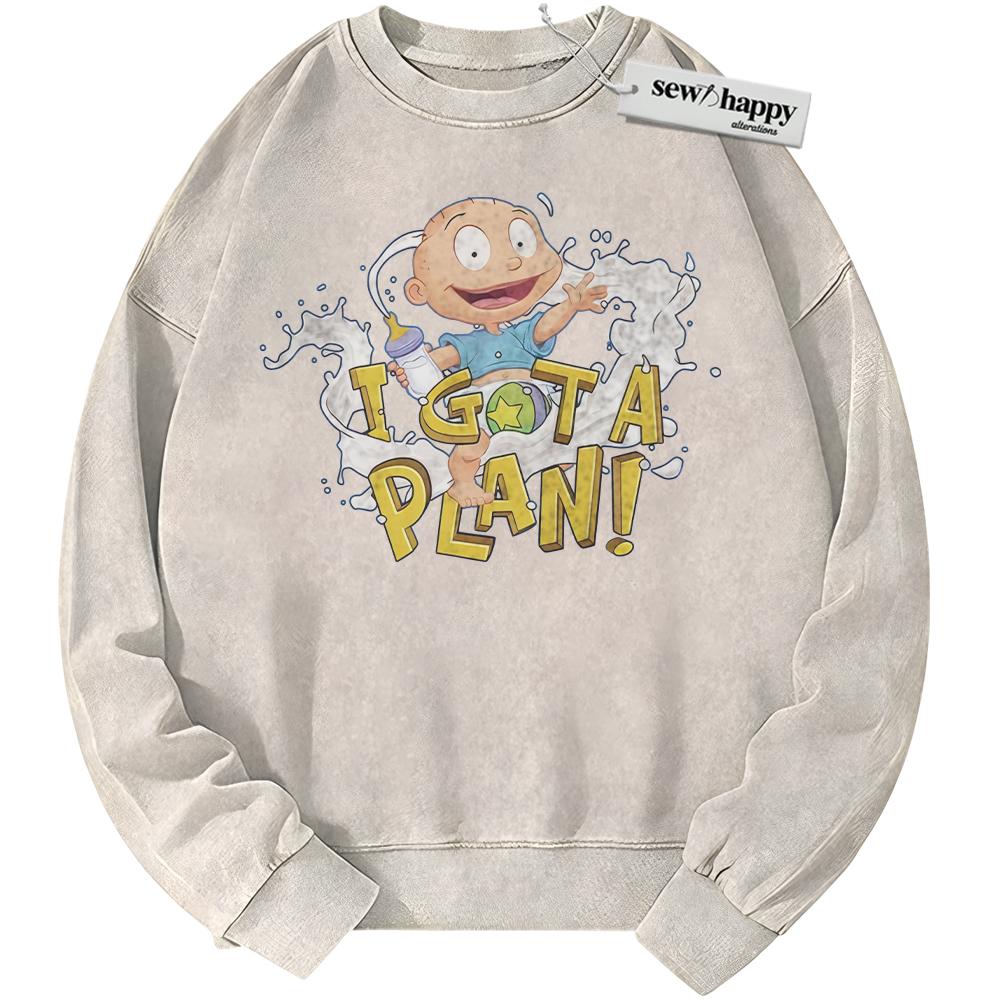 Wash Sweatshirt Tommy Pickles Sweatshirt, Rugrats Sweatshirt, Animated Sweatshirt, Vintage Sweater