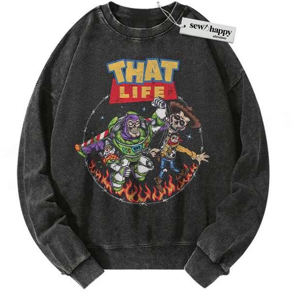 Wash Sweatshirt Toy Story Sweatshirt, Animated Sweatshirt, Vintage Sweatshirt