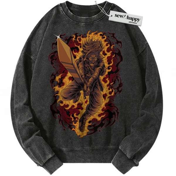Wash Sweatshirt Trunks Sweatshirt, Dragon Ball Z Sweatshirt, DBZ Sweatshirt, Anime Sweatshirt, Vintage Sweater