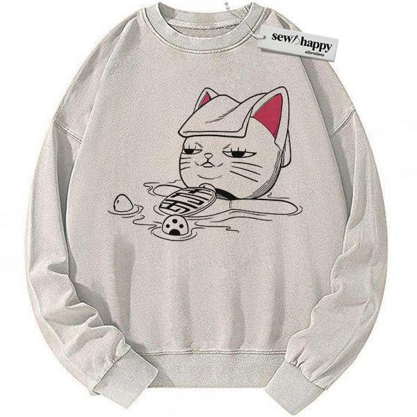 Wash Sweatshirt Turbo Granny Sweatshirt, Dandadan Sweatshirt, Anime Sweatshirt, Vintage Sweatshirt
