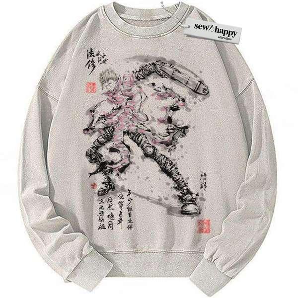 Wash Sweatshirt Vash the Stampede Sweatshirt, Trigun Sweatshirt, Anime Sweatshirt, Vintage Sweater