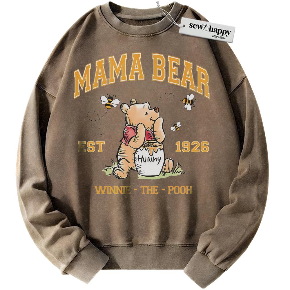 Wash Sweatshirt Winnie the Pooh Sweatshirt, Animated Sweatshirt, Vintage Sweater
